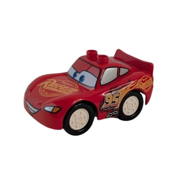 Lego Duplo Disney Pixar Cars Lightning McQueen Figure Replacement Parts - Picture 1 of 7